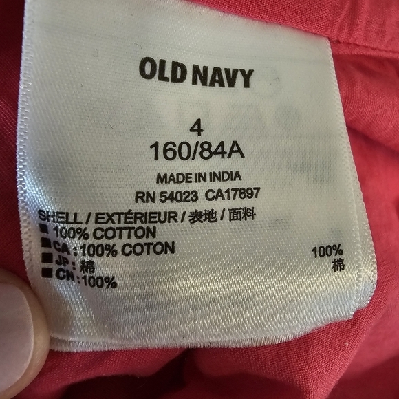 Old Navy Pink Floral Lace Overlay Midi‎ Sheath Dress Size 4 - Picture 10 of 11